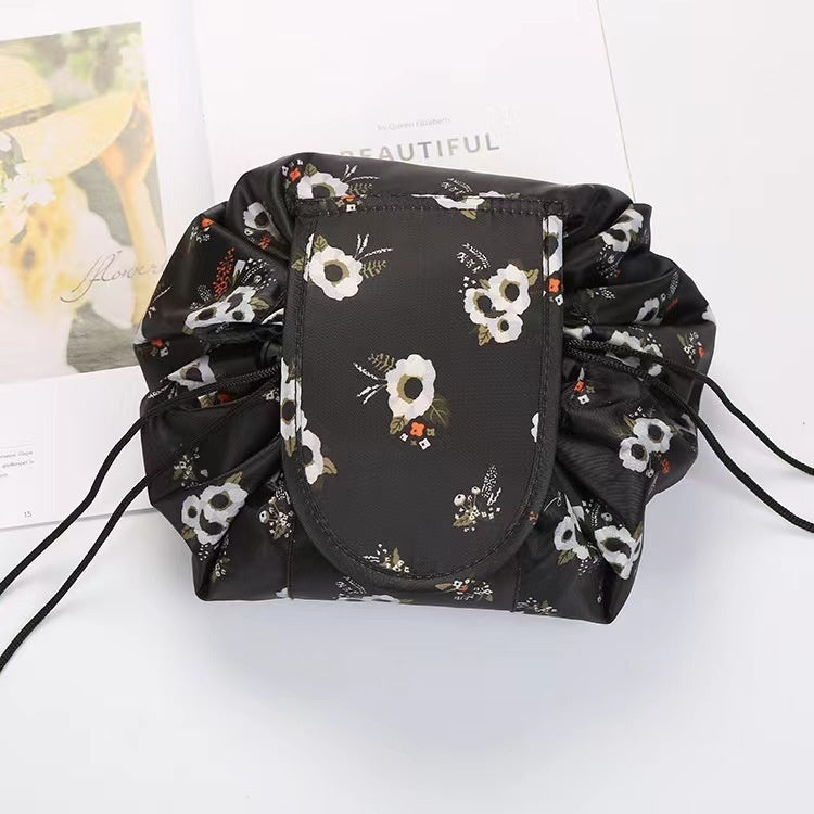 Thickened Lazy Drawstring Travel Cosmetics Storage Bag