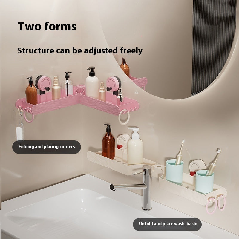 Washstand Cosmetics Storage Rack Punch-free