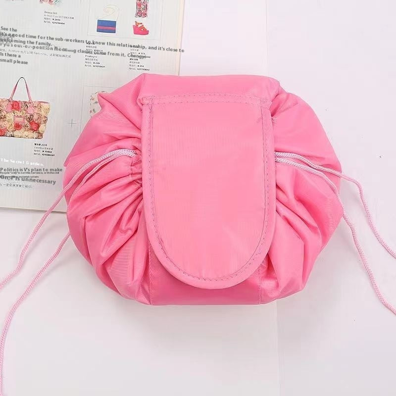 Thickened Lazy Drawstring Travel Cosmetics Storage Bag