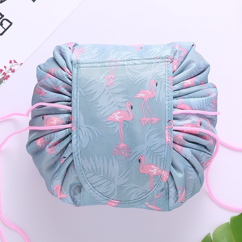 Thickened Lazy Drawstring Travel Cosmetics Storage Bag