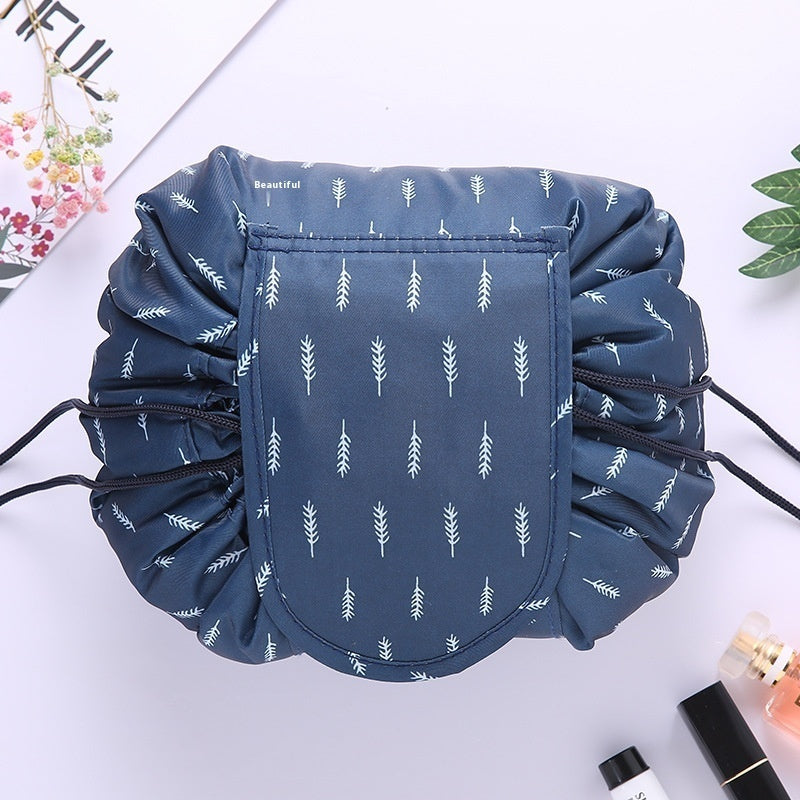 Thickened Lazy Drawstring Travel Cosmetics Storage Bag