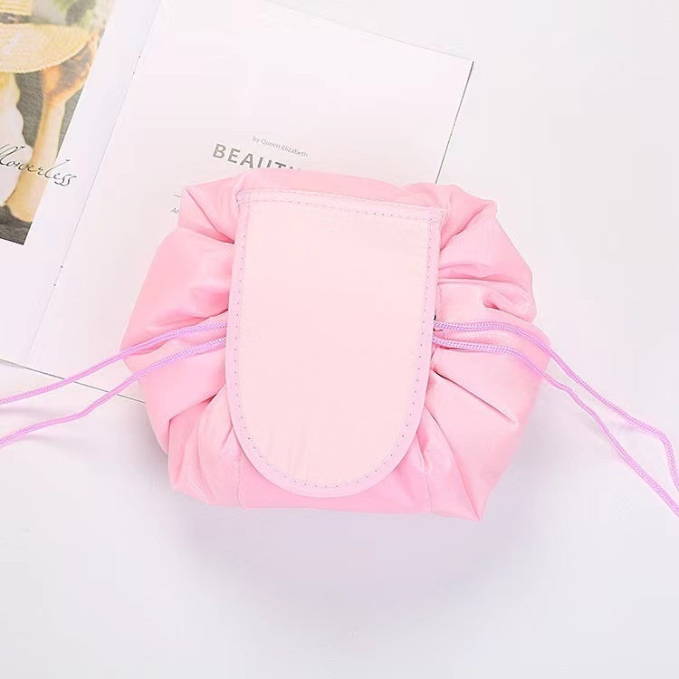 Thickened Lazy Drawstring Travel Cosmetics Storage Bag