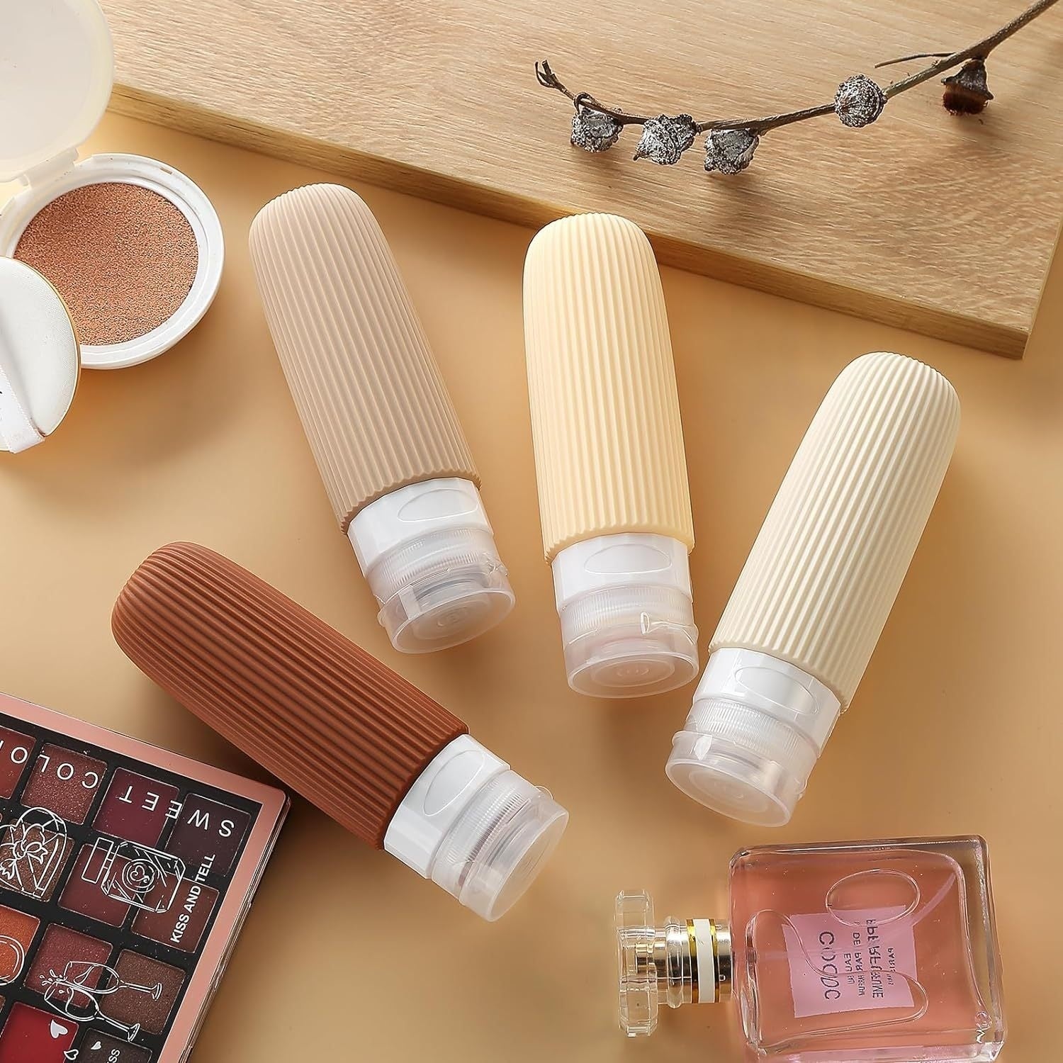 Various Designs Cosmetics Storage Bottle Silicone Heat Insulation