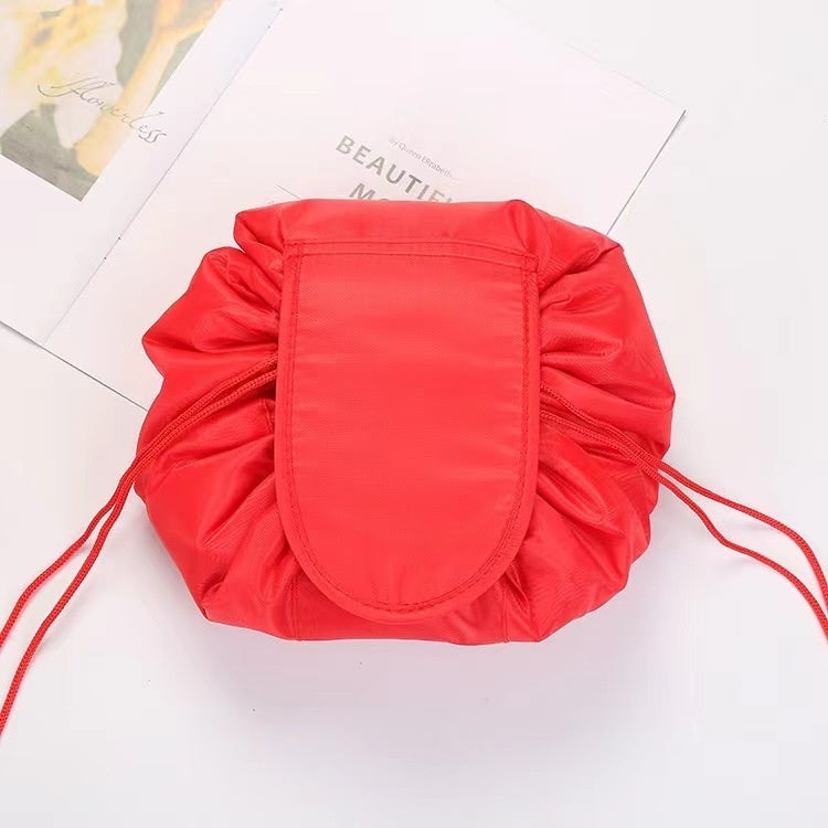 Thickened Lazy Drawstring Travel Cosmetics Storage Bag