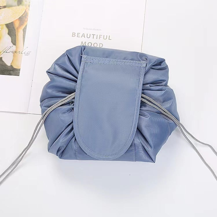 Thickened Lazy Drawstring Travel Cosmetics Storage Bag