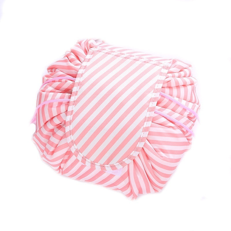 Thickened Lazy Drawstring Travel Cosmetics Storage Bag